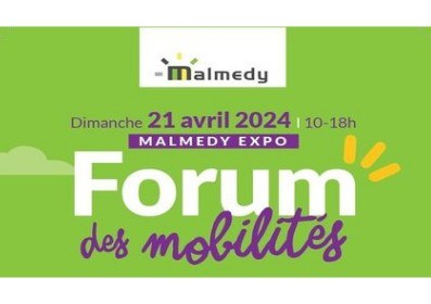 Organisation du Forum des Mobilités le 21 avril 2024 à Malmedy-Expo